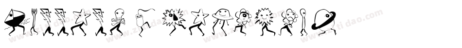 Running N Circles字体转换